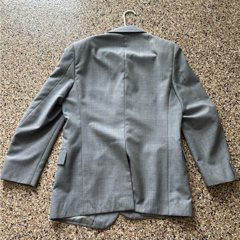 Men's Bluish-Gray 2-Piece Suit - Picture 3 of 7